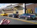 Utah Idiots Take Illegal R34 GTR to McDonald s Backwards