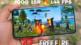 IQOO 15R 🔥 RPK+SKORP gun Only in solo vs squad II 144 FPS full gameplay #iqoo