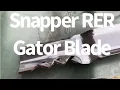 Gator Blade for 28 Snapper Rear Engine Rider Will it perform
