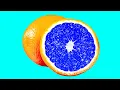 Hidden patterns inside fruit vegetables in slow stop-motion