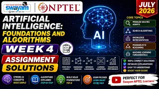 Artificial Intelligence Foundations and Algorithms Week 4 Assignment Answers 2026 NPTEL July 2026