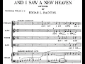 Download Lagu Edgar Bainton - And I saw a new heaven (score video)