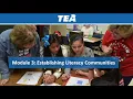 Module 3 Establishing a Literacy Community