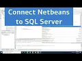 Connect Netbeans 11 1 Java Maven Project with Microsoft SQL Server Database
