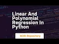 linear and polynomial regression in python