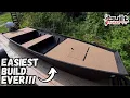 Jon boat to bass boat EASY budget boat build