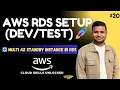 AWS RDS Template Multi-AZ Setup with Automatic Failover PostgreSQL Demo Hindi