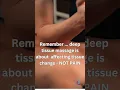 deep tissue massage