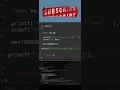 Convert Kilo Meter To Milli Meter In C programming C Language Coding