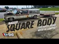 Bagged BIG BLOCK Square Body - Will It RUN AND DRIVE 700 Miles Pulling A Camper