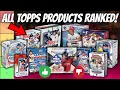 BEST BASEBALL CARDS TO BUY IN 2025 EVERY TOPPS BASEBALL PRODUCT RANKED WORST TO BEST TIER LIST