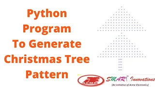 Python Program To Generate Christmas Tree Pattern