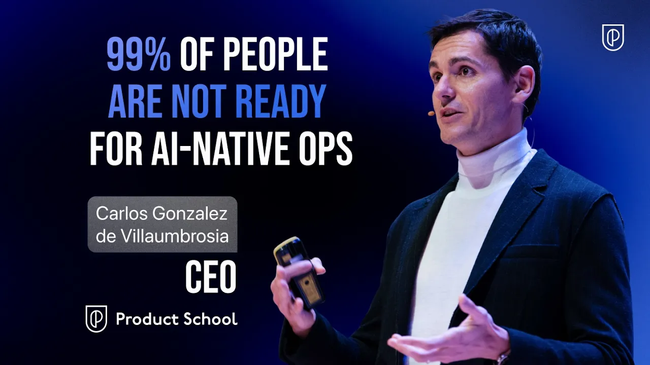 CEO at Product School | Beyond the Pilot: The AI-Native Product Operating Model - YouTube thumbnail