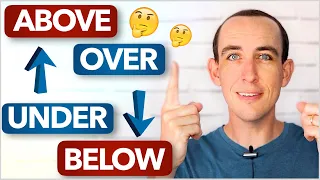 What s the difference between OVER and ABOVE UNDER and BELOW English Grammar