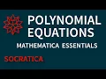 Solving Polynomial Equations with Mathematica the Wolfram Language