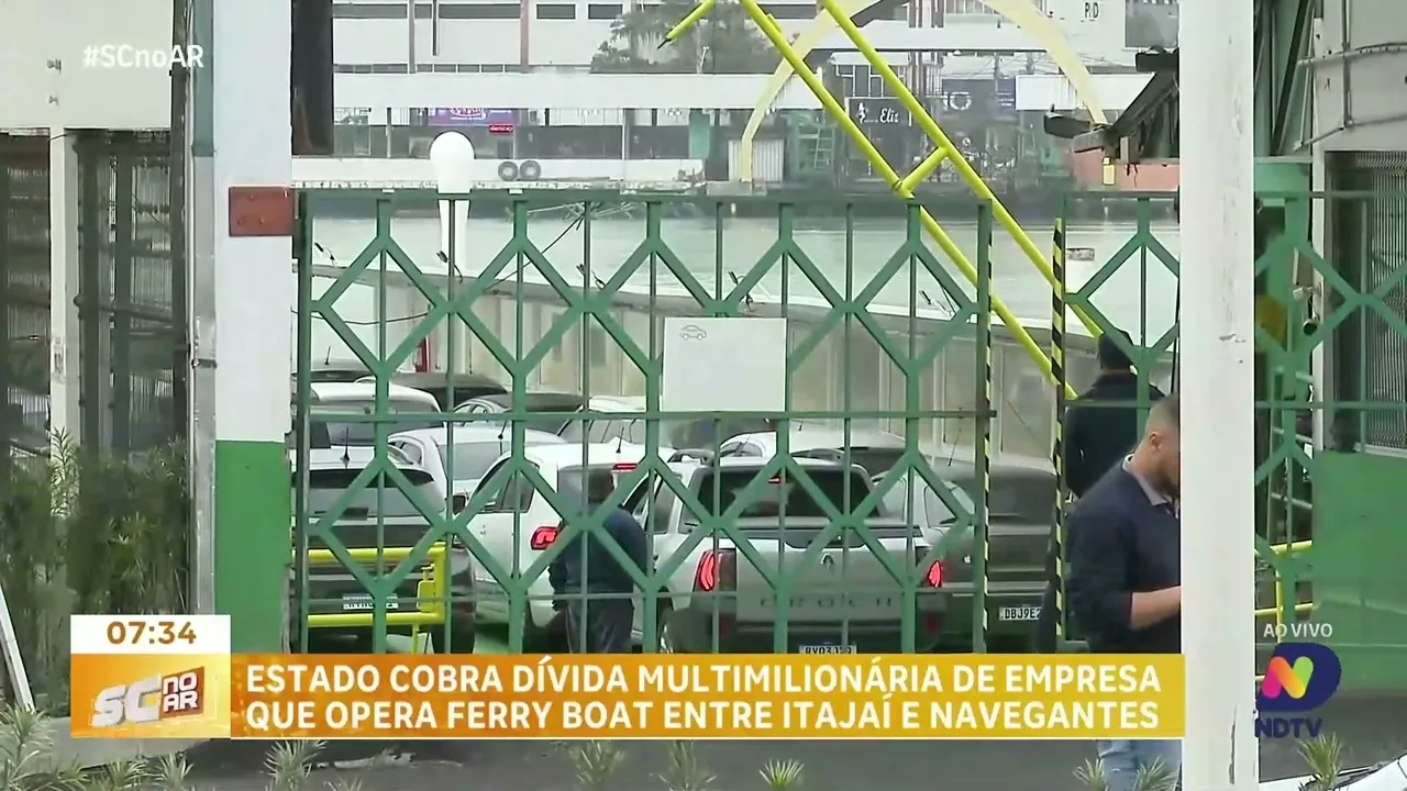 Governo de SC processa empresa de ferry boat por dívida multimilionária