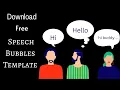 Speech Bubbles Template Free Speech Bubbles for Image Use Canva