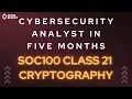 SOC100 C21 Asymmetric Symmetric Encryption Hashing Encoding Decoding Cryptography TLS