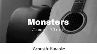 Download James Blunt - Monsters (Acoustic Karaoke) MP3
