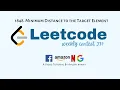 1848 Minimum Distance to the Target Element Leetcode weekly problem Ayushi Rawat