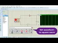 how to simulate rc transient analysis with Proteus tutorial