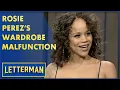 Rosie Perez s Wardrobe Malfunction Letterman