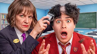 Surviving 100 Hours at the World's Strictest School! | Stokes Twins