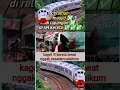 Lagu Ceramah di Pinggir Rel! Ustadz Kaget Loncat Saat Kereta Lewat!#shorts#fyp#viralvideo