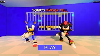 SONIC 3 PRISON RUN! OBBY ROBLOX Gameplay Walkthrough No Death 4K