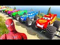 Download Lagu GTA V Superheroes Crazy Race Challenge with Super Cars | GTA 5 SPIDER-MAN On Motocycles Stunt Racing