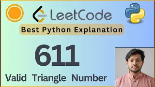 Leetcode 611 Valid Triangle Number Sorting Two Pointers Python Solution