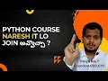naresh it hyderabad python course in hyderabad ameerpet Choose Your Career