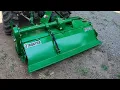 Cow shed progress Frontier 3 pt tiller purchase off Craigslist