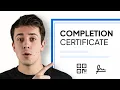 How to Make A Certificate of Completion Free Template