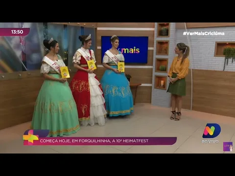 Na contagem regressiva para a Heimatfest, Ver Mais recebe a corte da festa