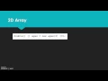 2016 TEALS Nested Loop Algorithms Rectangular Arrays