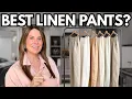 I Tried 5 Viral White Linen Pants MY HONEST THOUGHTS