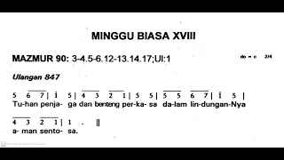 Edisi Lama Minggu 3 Agustus 2025 MINGGU BIASA XVIII Delapan Belas Mazmur Tanggapan Thn A  Edisi Lama Minggu 3 Agustus 2025 MINGGU BIASA XVIII Delapan Belas Mazmur Tanggapan Thn A