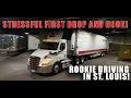 My First DROP AND HOOK was NOT EASY Rookie Trucker