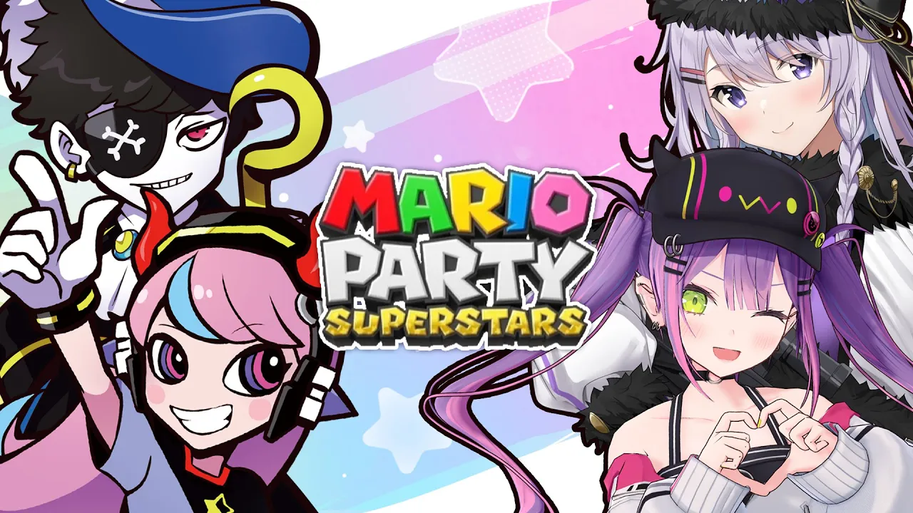 【マリオパーティ スーパースターズ】極悪PURPLE【常闇トワ/ホロライブ】
