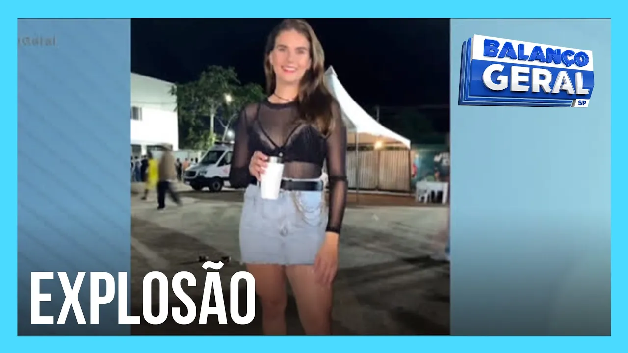 Influenciadora tem 29% do corpo queimado durante explosão em churrasco