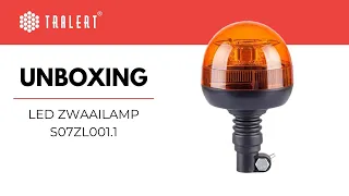 Vidéo : gyrophare LED orange | R65 | avec support de montage Flexi DIN | 12-24v | S07ZL001.1