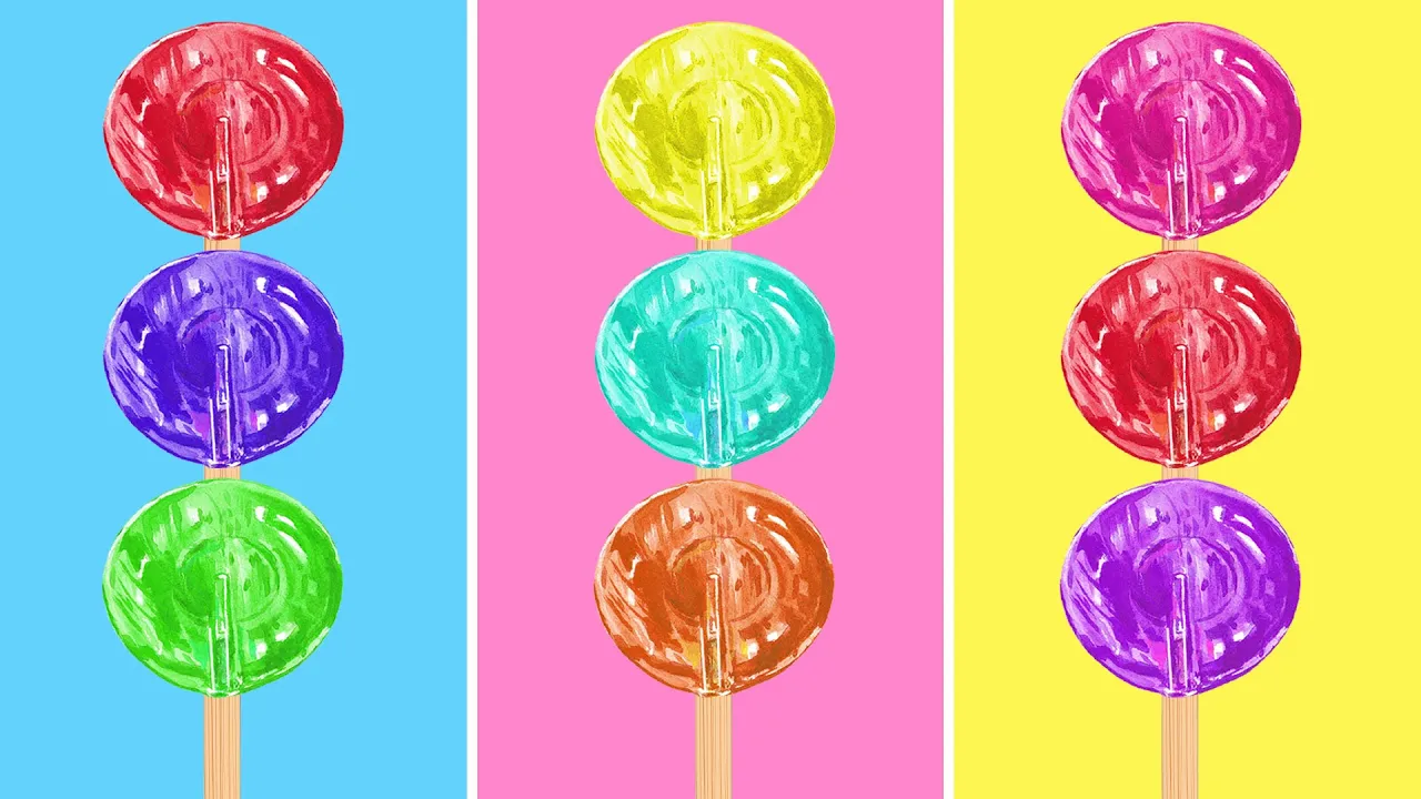 Colorful Lollipop Candy Ideas   How To Make Lollipop   Candy Lollipop   Hoopla Recipes