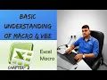 Basic concepts of VBA I How to records Macros I Chapter-2