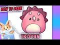 How to Draw Tristan The Triceratops SQUISHMALLOW
