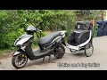 Unbox Assemble and review of Aosom Pawhut Dog trailer