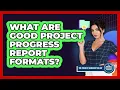 What Are Good Project Progress Report Formats