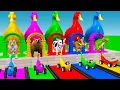 Download Lagu Long Slide Game With Elephant Gorilla Buffalo Hippopotamus Tiger 3d Animal Game Funny 3d Animals