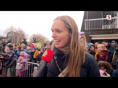 Video Verslag van de sinterklaasintocht in Leiderdorp in 2023, gepubliceerd door Sleutelstad.