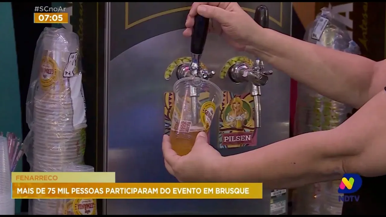 Fenarreco: mais de 75 mil pessoas participaram do evento em Brusque